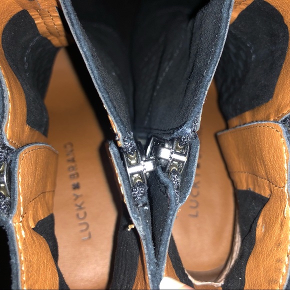 Lucky Brand Black Ramses Suede Bootie - Picture 5 of 5